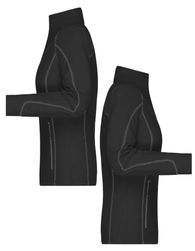 Preview: JAMES&NICHOLSON Ladies Fleece Jacke STRUCTURE (S - XXL)