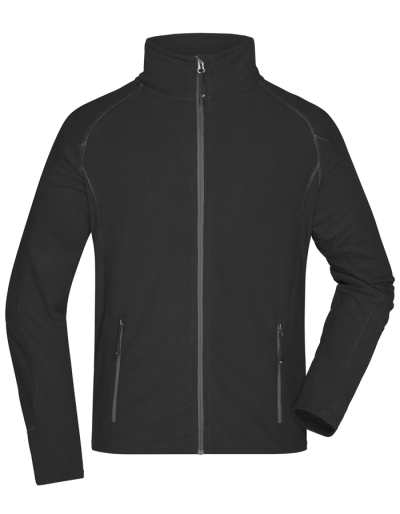 Preview: JAMES&NICHOLSON Mens Fleece Jacke STRUCTURE (S - 3XL)