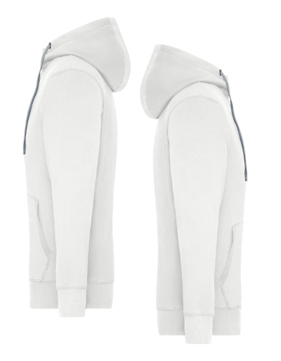 Preview: JAMES&NICHOLSON Mens Hoodiejacke LIFESTYLE (3XL)