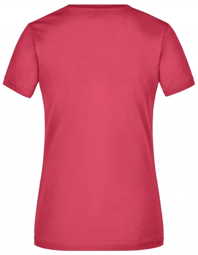 Preview: JAMES&NICHOLSON Ladies V-Neck T-Shirt SLIM FIT (S - XXL)