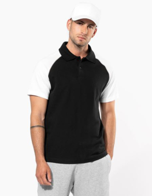 KARIBAN Mens Poloshirt "BASEBALL" (S - 3XL)