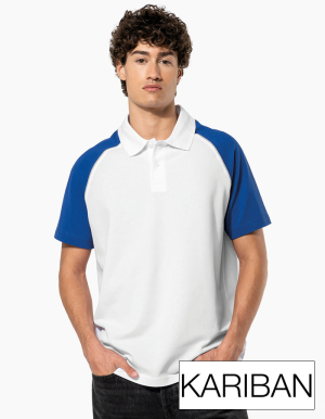 KARIBAN Mens Poloshirt "BASEBALL" (S - 3XL)