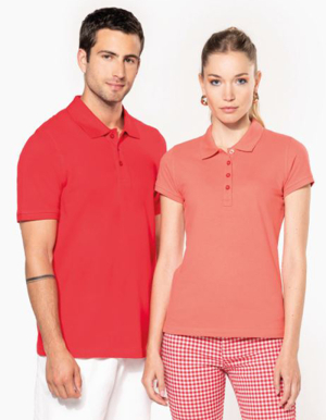 Preview: KARIBAN Ladies Poloshirt "PIQUE" (XS - 3XL)