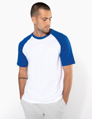 KARIBAN Mens T-Shirt "BASEBALL" (S - 3XL)