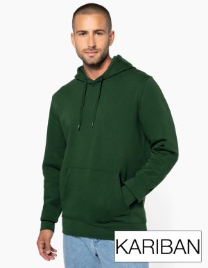 KARIBAN Mens Umweltfreundliches Kapuzensweatshirt (S - 5XL)