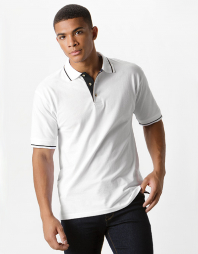 Kustom Kit Mens Kontrast-Poloshirt ST. MELLION (XS - XXL)
