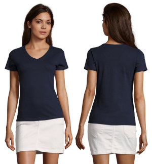 SOLS Ladies V-Neck T-Shirt IMPERIAL (S - XXL)