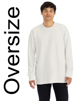Next Level Apparel Unisex Langarmshirt OVERSIZE (XS - 3XL)