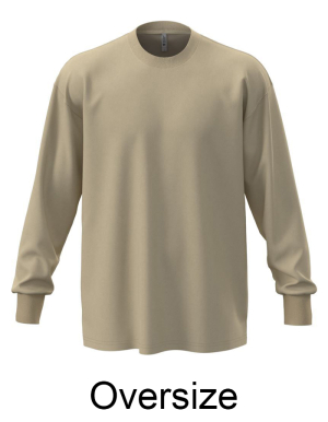 Next Level Apparel Mens Langarmshirt OVERSIZE (3XL)