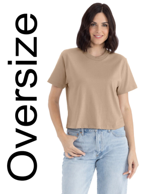 Next Level Apparel Ladies Crop Top OVERSIZE (XS - 3XL)
