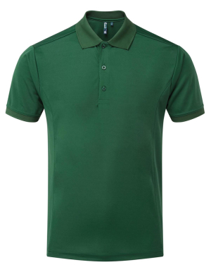 1/2 PREIS: Premier Workwear Mens Poloshirt COOLCHECKER (Bottle Green / L)
