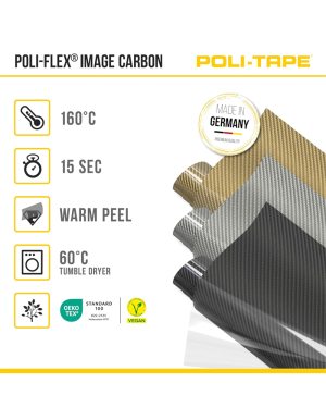 POLI-FLEX® Plotterfolie CARBON