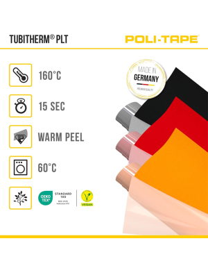 Preview: POLI-FLEX® Plotterfolie TUBITHERM® FLOCK