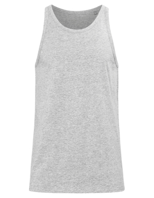 1/2 PREIS: STEDMAN Mens Tank Top COMFORT (Grey Heather/S)