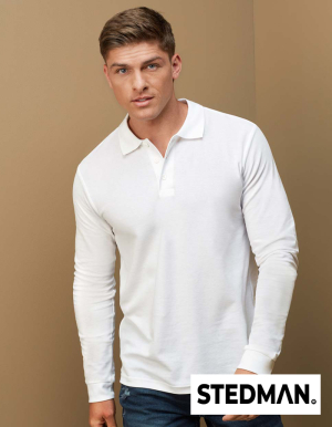 STEDMAN Mens Langarm-Poloshirt 100 (S - XXL)
