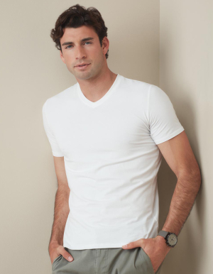 STEDMAN Mens V-Neck T-Shirt CLIVE (S - XXL)