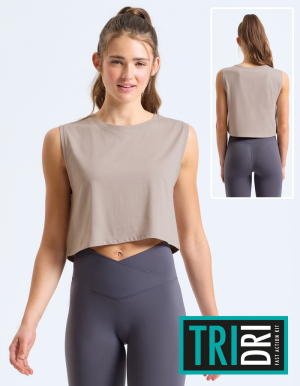 TRIDRI Ladies Crop-Top aus Bio-Baumwolle (XXS - XL)