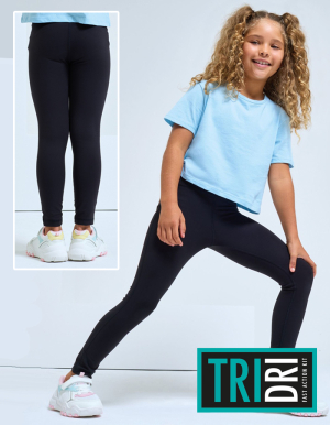 TRIDRI Kids Performance-Leggings aus recyceltem Material (5 - 13 Jahre)