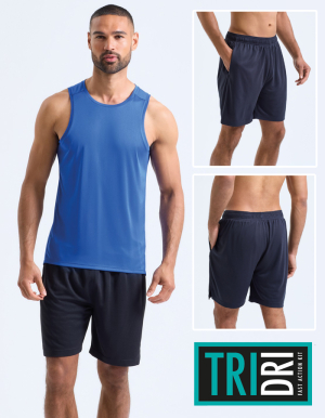 TRIDRI Mens Shorts ION CHARGE PERFORMANCE (S - XXL)