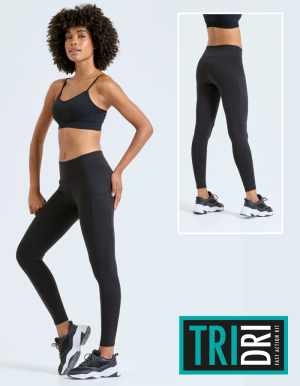 TRIDRI Ladies Lange Leggings aus recyceltem Funktionsmaterial (XXS - 4XL)