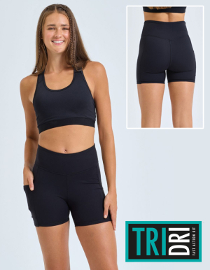 TRIDRI Ladies Micro-Shorts aus recyceltem Material (XXS - XXL)
