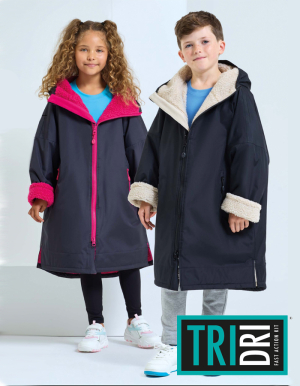 TRIDRI Kids Wind-/Regenponcho (5/8 J. - 9/13 J.)