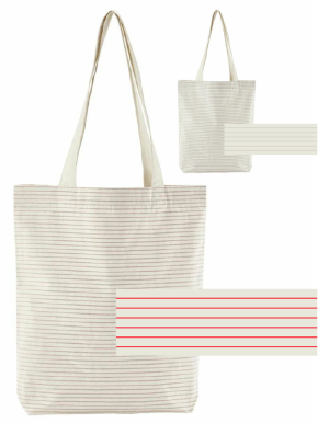 WESTFORD MILL Baumwolltasche STRIPE
