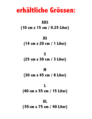 Preview: WESTFORD MILL Jute Zuziehbeutel (6 Grössen)