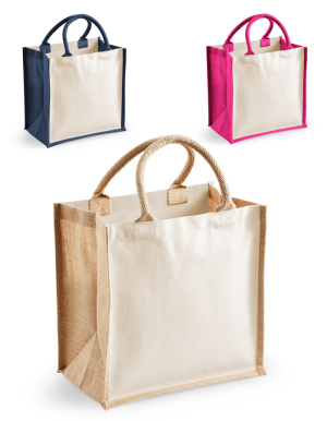 WESTFORD MILL Jute-/BW Shopper CLASSIC (30 x 30 x 19 cm)