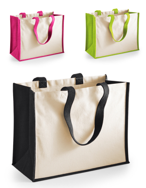 WESTFORD MILL Jute-/BW Shopper CLASSIC (42 x 33 x 19 cm)