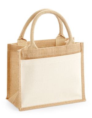WESTFORD MILL Jute-/BW Tasche (26 x 22 x 14 cm)
