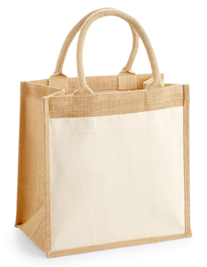 WESTFORD MILL Jute-/BW Tasche (30 x 30 x 19 cm)
