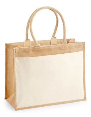 WESTFORD MILL Jute-/BW Tasche (42 x 33 x 19 cm)