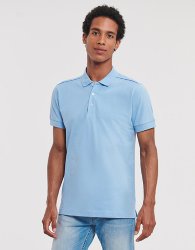 Russell Mens Poloshirt FITTED STRETCH (S - 3XL)