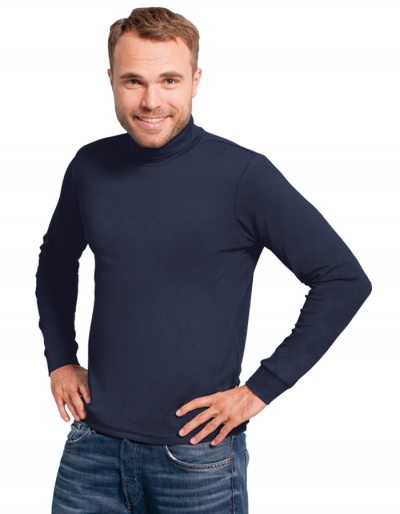 Promodoro Mens Langarm-Rollkragenshirt