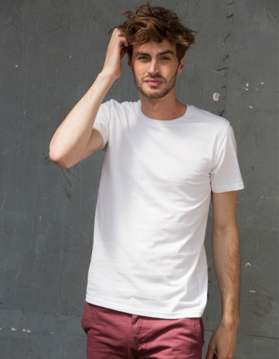 SkinnyFit Mens T-Shirt STRETCH (S - XXL)