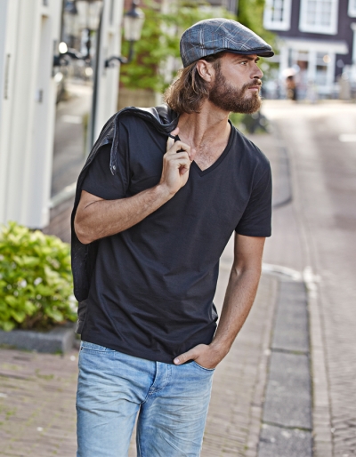 TeeJays Mens V-Neck T-Shirt FASHION SOFT (S - 3XL)