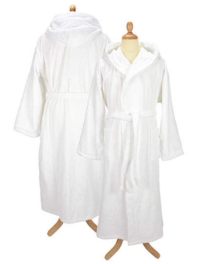 ARTG Bademantel mit Kapuze (White)