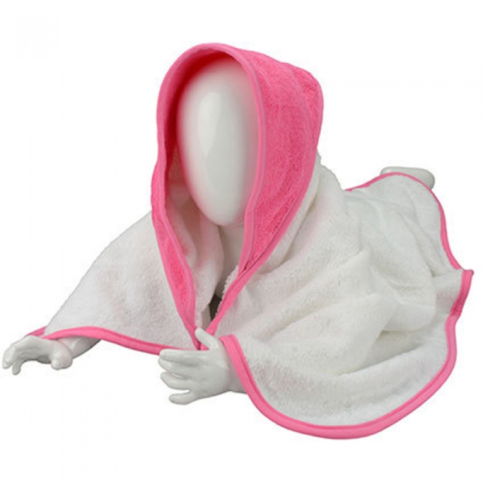 ARTG Kapuzenhandtuch (White-Pink-Pink)