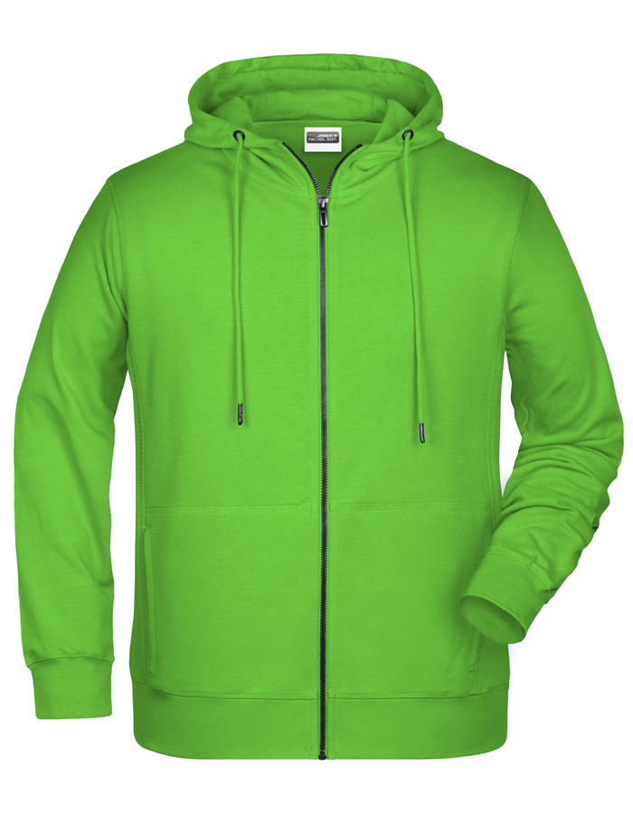 JAMES&NICHOLSON Mens Hoodiejacke (4XL)