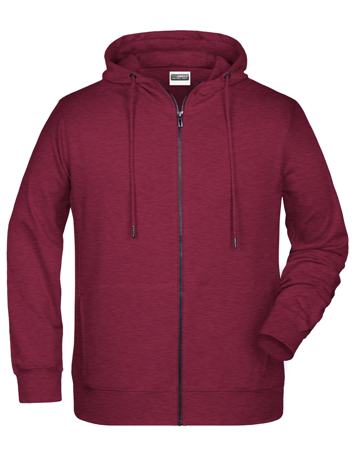 JAMES&NICHOLSON Mens Hoodiejacke (3XL)