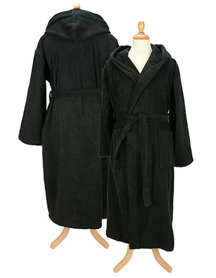 ARTG Bademantel mit Kapuze (Black)