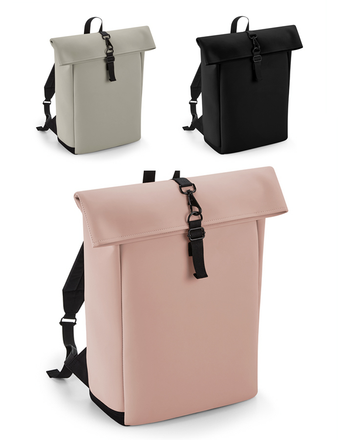 BagBase PU Rolltop-Rucksack