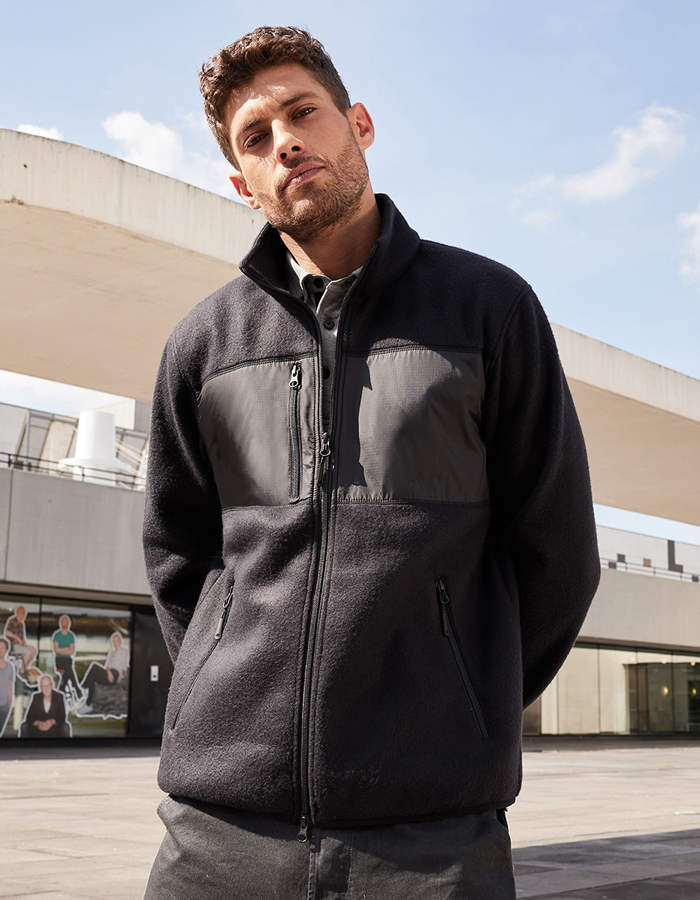 James&Nicholson Mens Fleecejacke (S - 3XL)