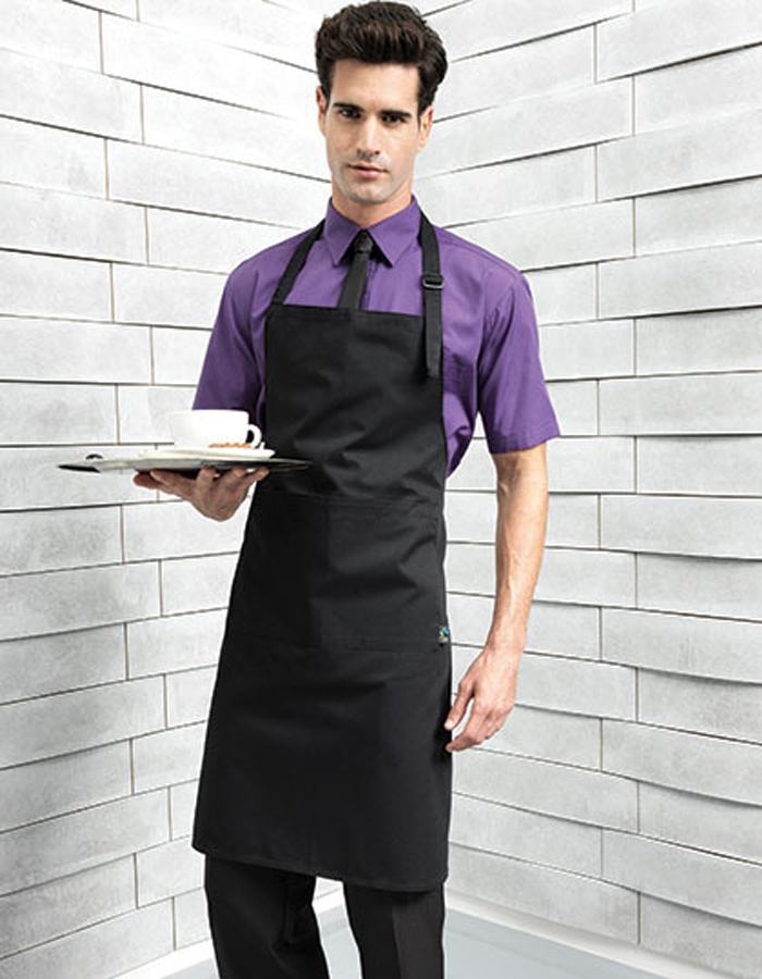 Premier Workwear Latzschürze (Fairtrade Baumwolle)