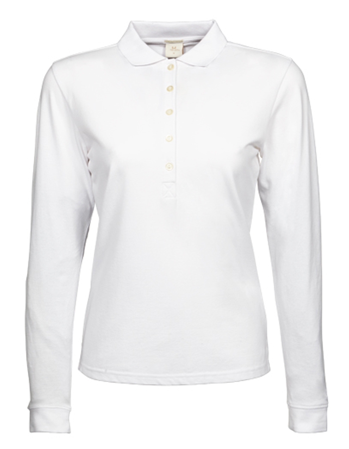 TeeJays Ladies Langarm-Poloshirt STRETCH