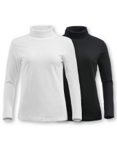 Clique Ladies Langarm-Rollkragenshirt EZEL (S - XXL)