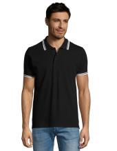 SOLS Mens Kontrast-Poloshirt PASADENA (S - 3XL)