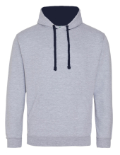 Just Hoods Unisex Hoodie VARSITY. (4XL)