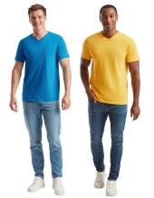 Fruit of the Loom Mens V-Neck T-Shirt Valueweight (S - 3XL)